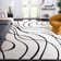 Philadelphia Power Loomed Polypropylene Ivory/Black Rug