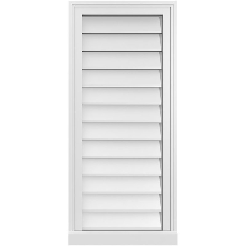Cadre de seuil Brickmould, brun clair apprêté, H 36 po x l 16 po x P 2 po
