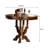 Culcrum Cherry Oak Counter Height Table With Pedestal