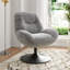 Upholstered Swivel Accent Chair-1921957024