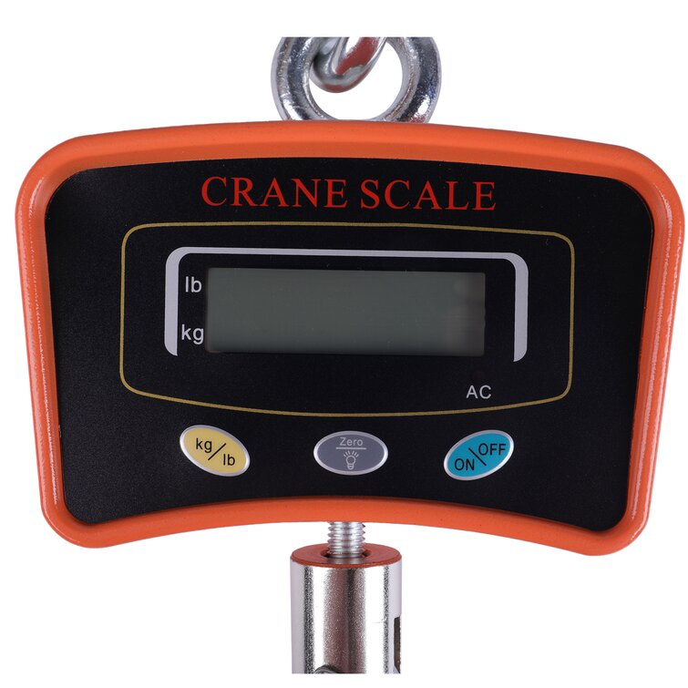 Horizon 500 KG / 1100 LBS Digital Crane Scale Heavy Duty Industrial Hanging  Scale