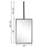 Seren 30'' H X 20'' W Ceiling Mount Rectangle Metal Wall Mirror