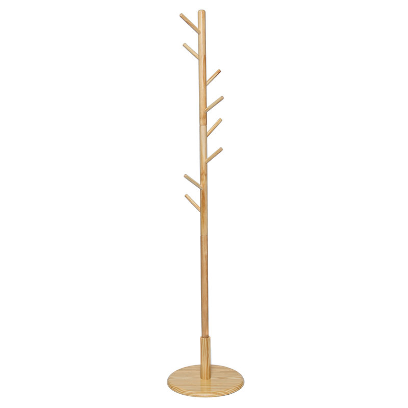 Boneta Freestanding Coat Rack, Wood