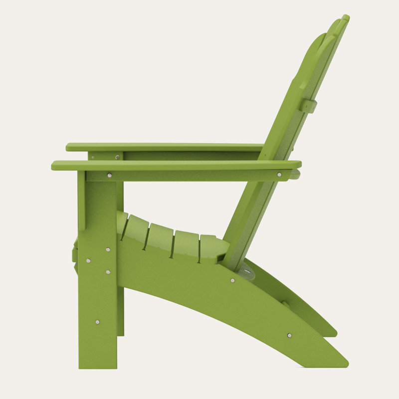 Chaise Adirondack POLYWOOD Vineyard Curveback, Limette