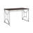 Stylish Martha Office Workspace Desk with Spacious Surface and Chrome Accents for Enhanced Productivity and Modern Aesthetics