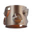 Solid Metal Easy Fit Lamp Shade With Laser Cut Leaves By -1280767098