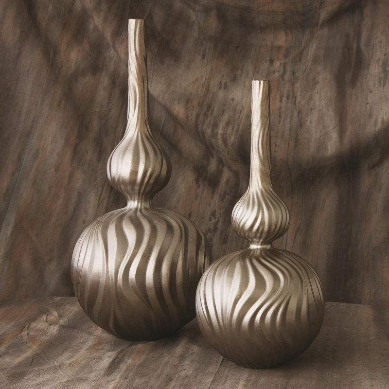 Magura Vase, 30" H x 13" W x 13" D, Snow