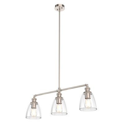 3-Lights Bell Shape Kitchen Island Pendant Lighting
