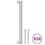 Metro Lane Cabinet Handles 10 Pcs Silver 192 Mm Stainless Steel-1206590051-1206590055