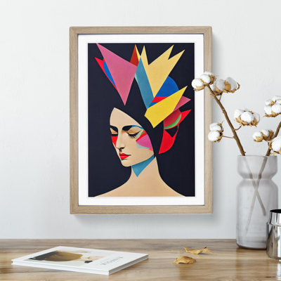 Face of a Woman - Framed Print