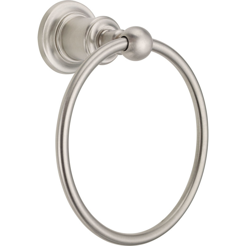 Miramar Towel Ring, Satin Nickel