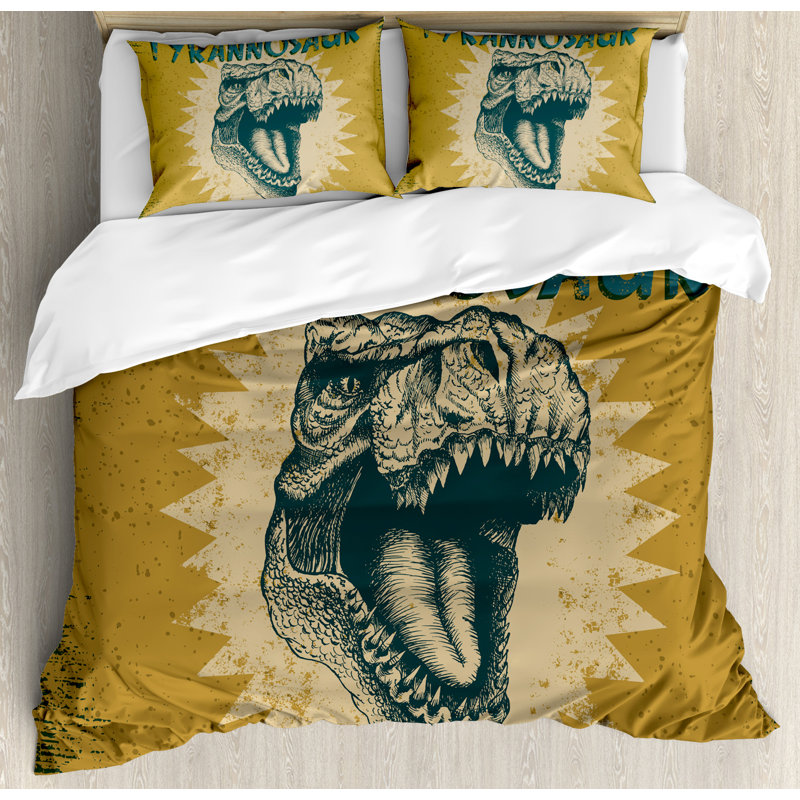 Eclectic Polyester Duvet Cover, King Duvet Cover + 2 King Shams