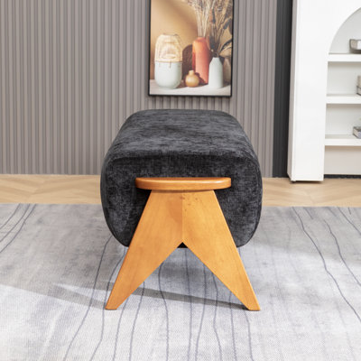 Banc en bois massif multifonctionnel Kyajah