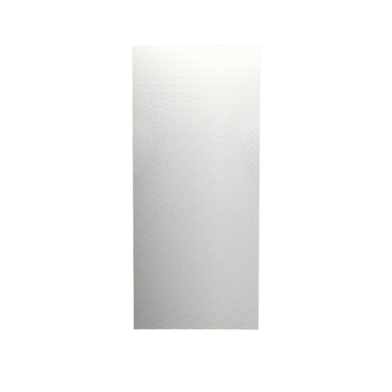 36'' W 0.25'' D 96'' H Glue Up Solid Surface Wall, Tahiti White