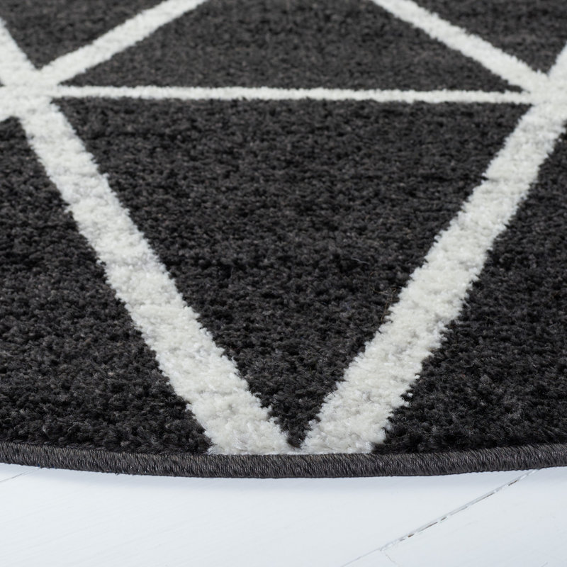 Adirondack Performance Geometric Rug, Round 6'