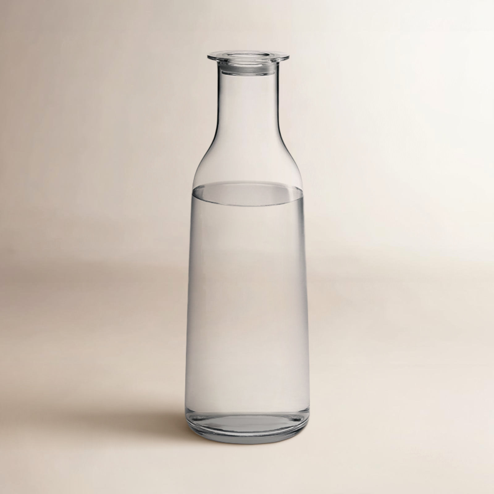 Minima Glass Pitcher, 10.43" H x 3.54" W x 3.54" D