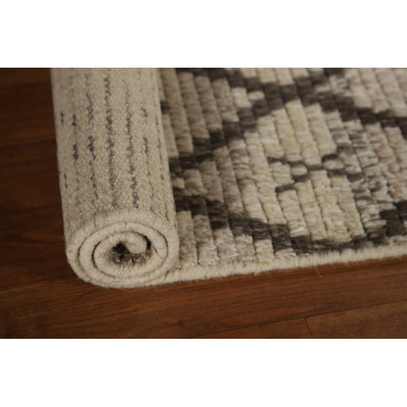 Striped Geometric Moroccan Oriental Rug 2x3