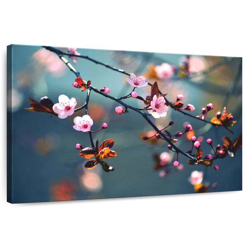 Sakura Harnek en fleurs, H 8 po x l 12 po