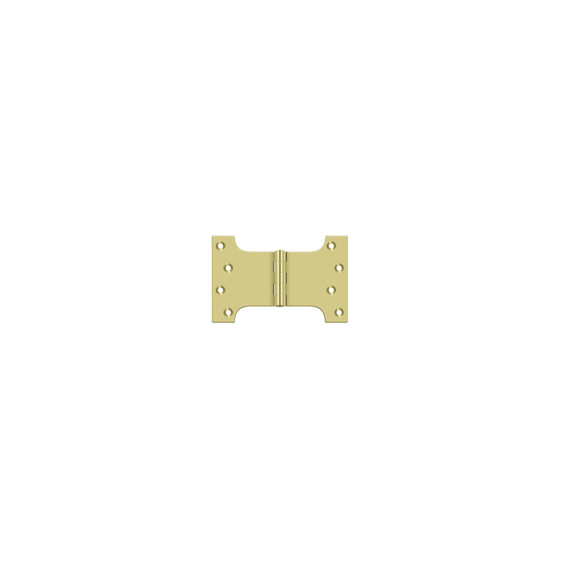 102'' x 102'' Butt Bearing Hinge, Polished Brass