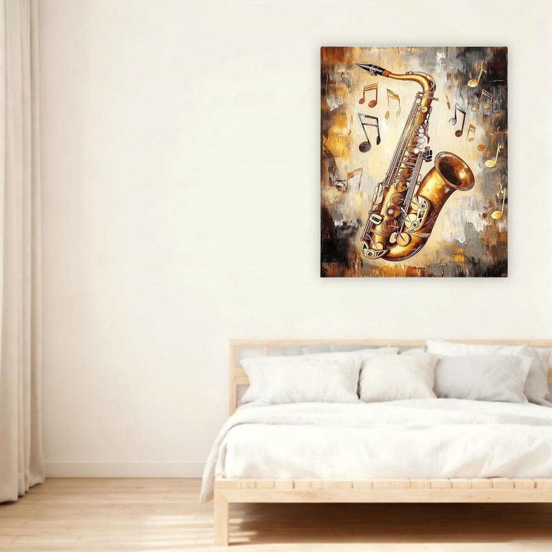 Art mural rétro sur toile 24 po x 36 po