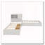 Structure de lit simple en L avec lit gigogne et bureau en L 3 en 1-333777810