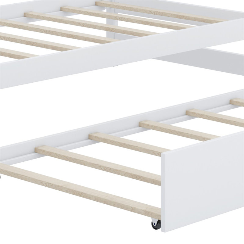 Brecon Platform Storage Bed, White