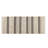 Asher Grey Cotton Blend Hand-Woven Texture 22x58'' Bath Rug with Non-Slip Backing-1066511245-1066938041