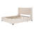 Size Storage Bed Velvet Upholstered Platform Bed With Wingback Headboard And A Big Drawer-542642015