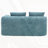 Chenille Loveseat Sofa-1902263717