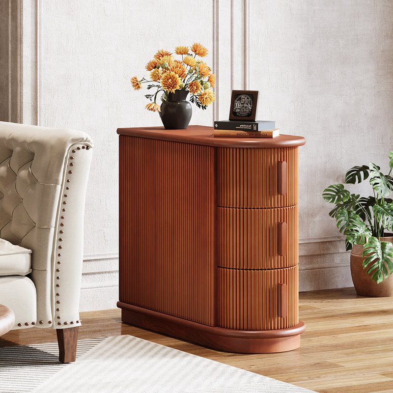 Athens 3 - Drawer End Table, Brown