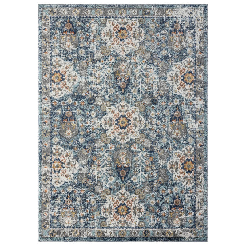 Merredith Performance Oriental Indoor Rug, Rectangle 8' x 10'