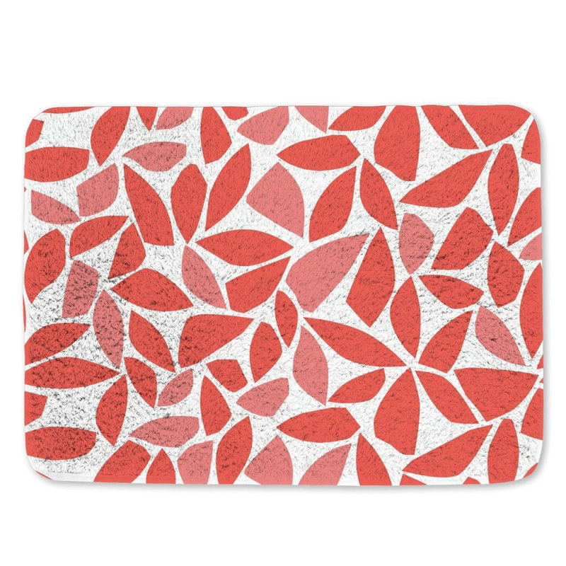 Rishvi Microfiber / Microsuede Bath Mat, 17"W x 24"L