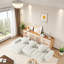 Canapé modulaire surdimensionné en chenille Boneless-112298435