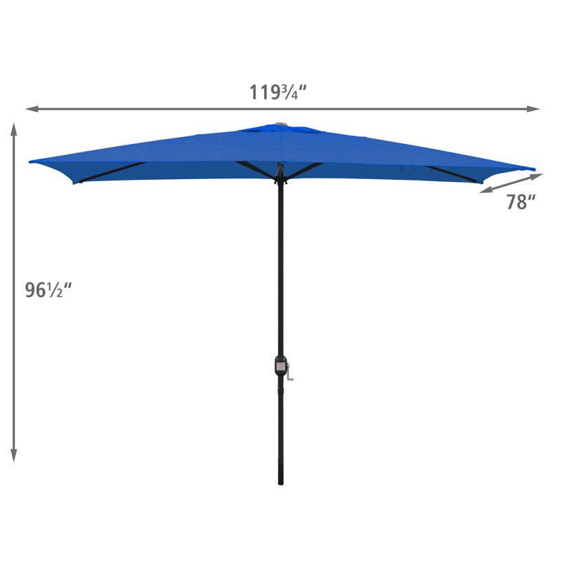 Patio Market Umbrella, Blue