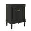Meuble-lavabo de salle de bain chic 24 po avec évier sur-comptoir et armoire de rangement à deux niveaux de style contemporain-1556878810-1556878791