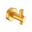 Round Base Wall Hanging Hook With Screws- Brushed Gold Hook, 4 Pack, For Entry Shoe Cabinet, Wardrobe Bathroom Bedroom Furniture Hardware-122644064