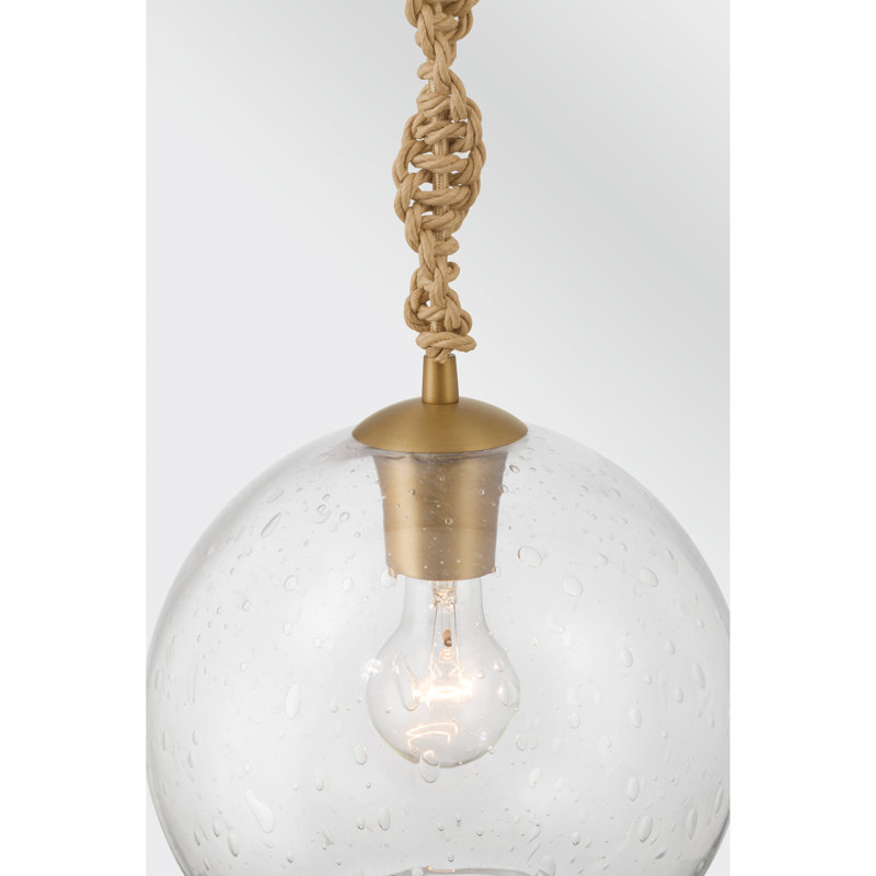 Mini-luminaire suspendu 1 lumière 9,75 po Elyric