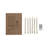 Unscented Flameless Taper Candle with Paraffin Holder