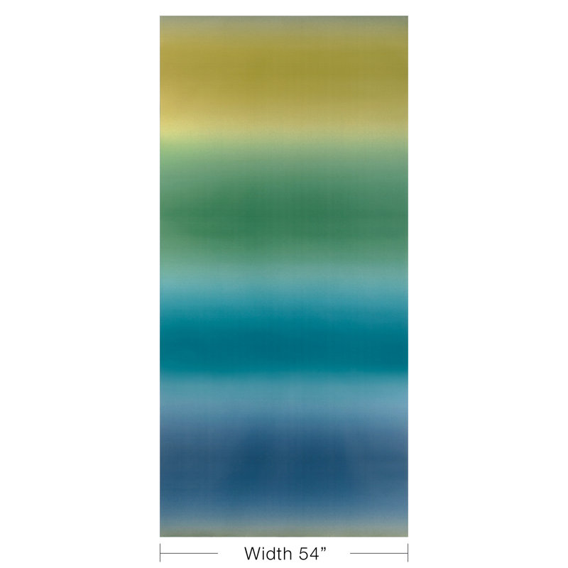 Celeste Mirage Ombre Paper Border, Marine