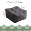 Pouf carré rembourré