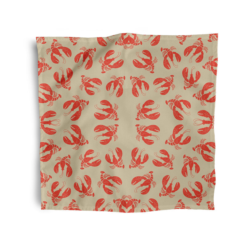 Ensemble de serviettes 4 pièces Ludwig, L 18 po x L 18 po, Taupe / beige