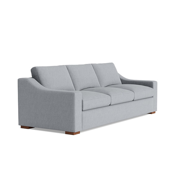 Lucca Sofa (95"), Performance Weave - Zinc