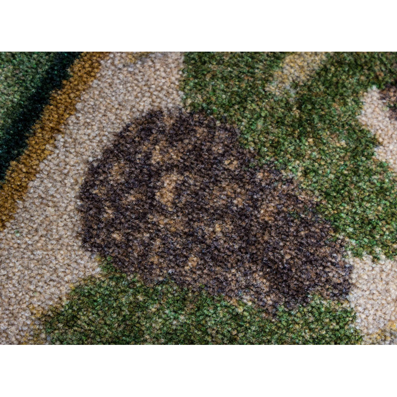 Tapis vert Cadell, Rectangle 7 pi 8 po x 10 pi 9 po