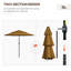 Parasol de marché extérieur avec manivelle-779506529