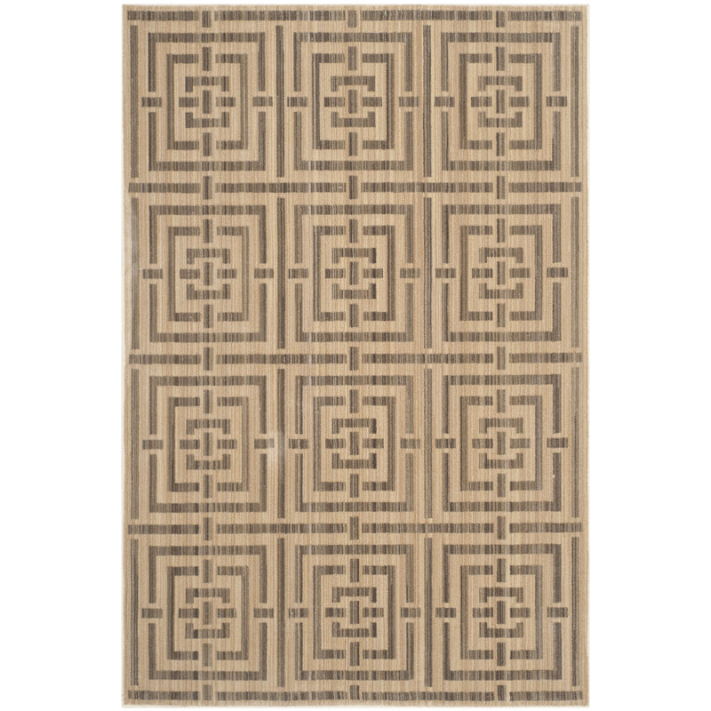 Schuster Geometric Hand Woven Area Rug, Rectangle 155 x 229 cm