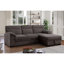 Canapé-lit modulaire en chenille brun Kipriano II-1469612096