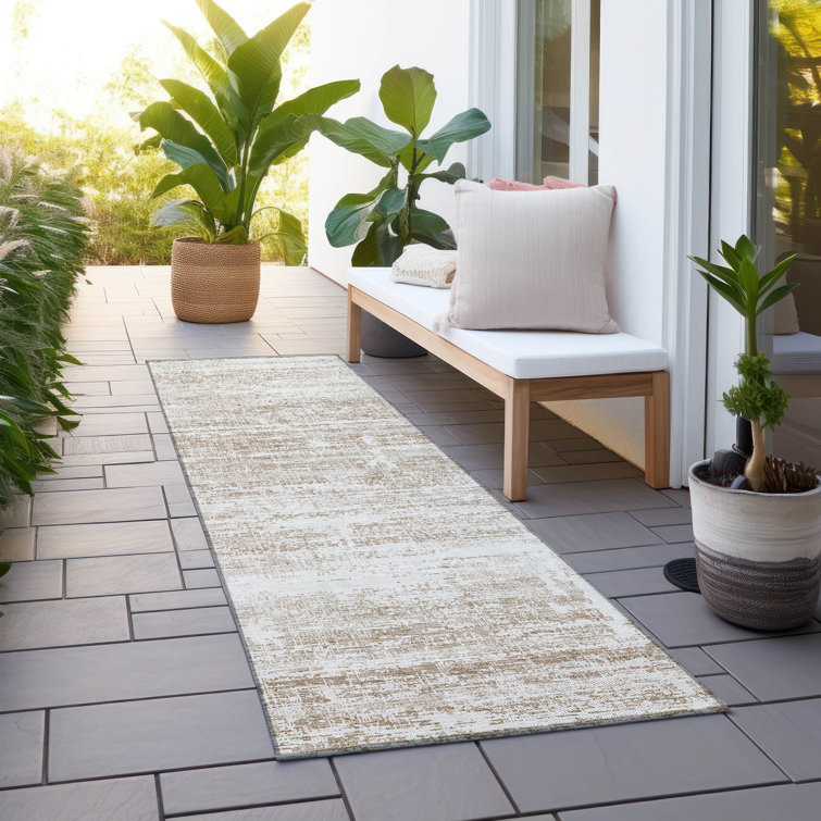Malchow Washable Abstract Indoor / Outdoor Rug