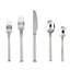 Fortessa Still 18/10 Stainless Steel 20 Piece Flatware Set (Service for 4), Silver