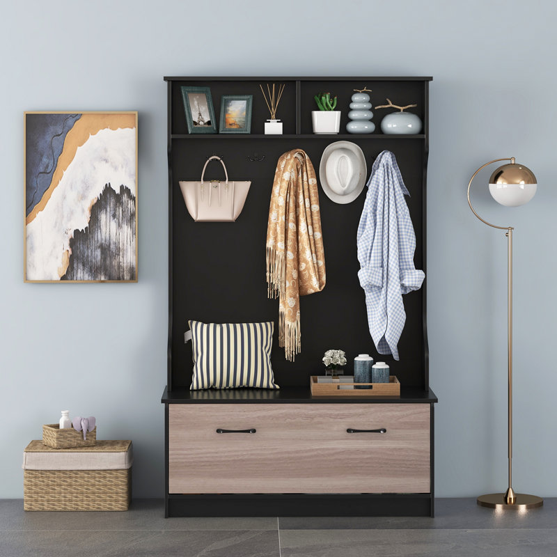 Alojzia 1 Door Manufactured Wood Wardrobe