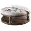 Table basse ronde en bois-1668462469